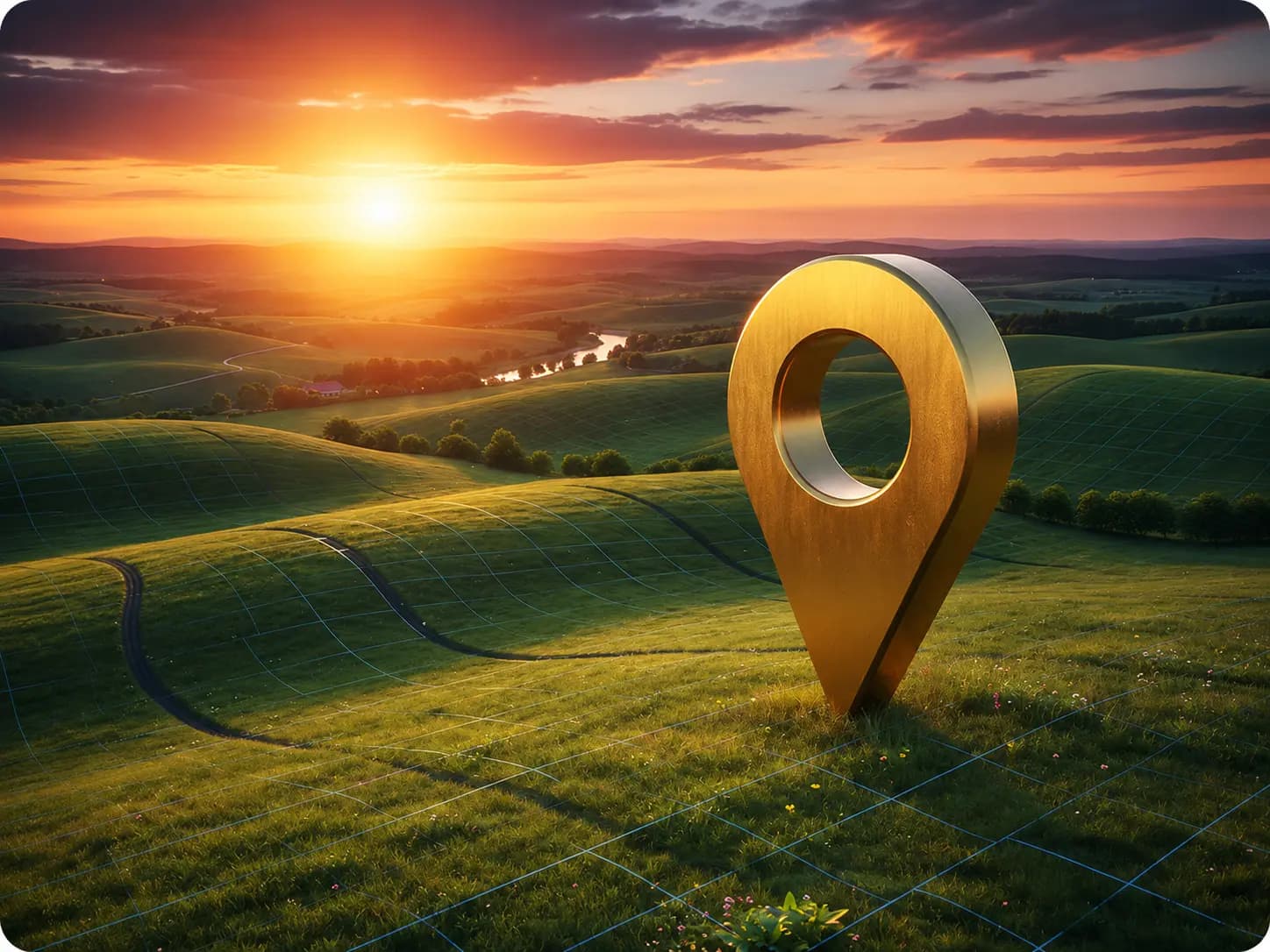 Land acquisition, precisely located