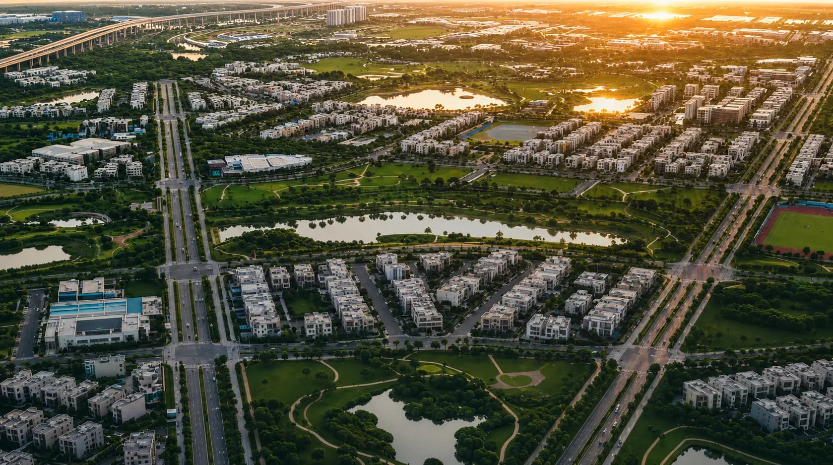 Experience Dholera — aerial bird view