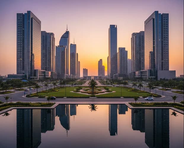 Dholera Central skyline