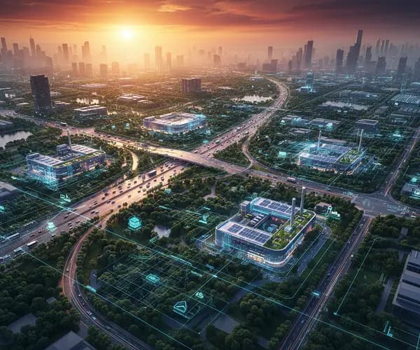 Dholera SIR aerial visualization