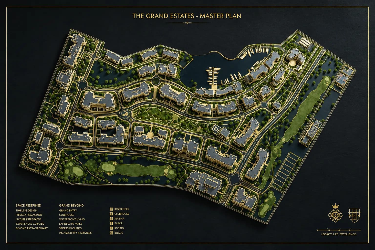 Dharohar Estates master site plan