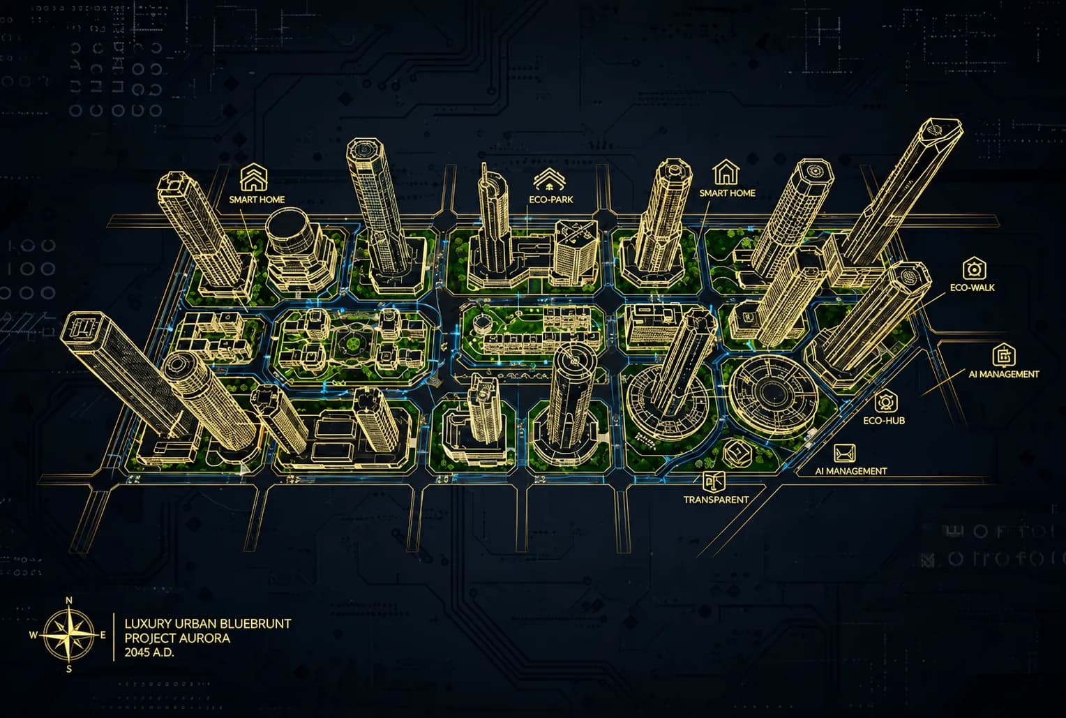 Architectural site plan illustrating Dharohar's planning transparency